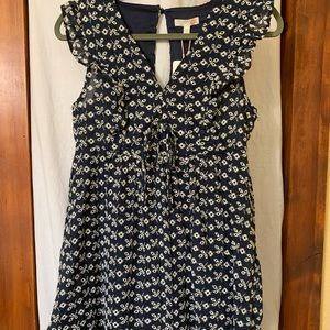Eyelet sleeveless dress
